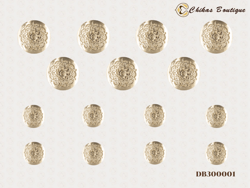 Solid Brass Buttons - DB300001